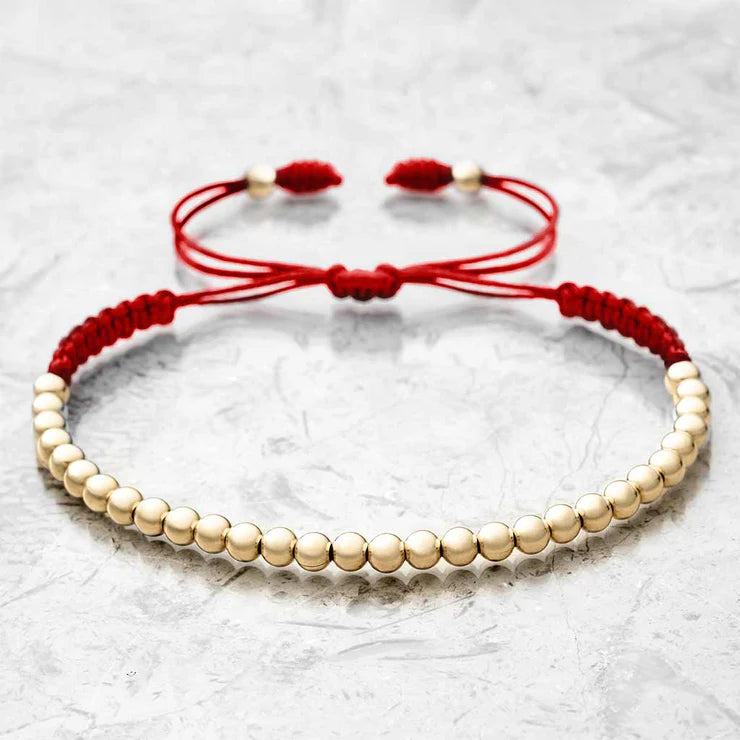 PULSERA BALIN LAMIANDO DE ORO 18K / 3 CAPAS