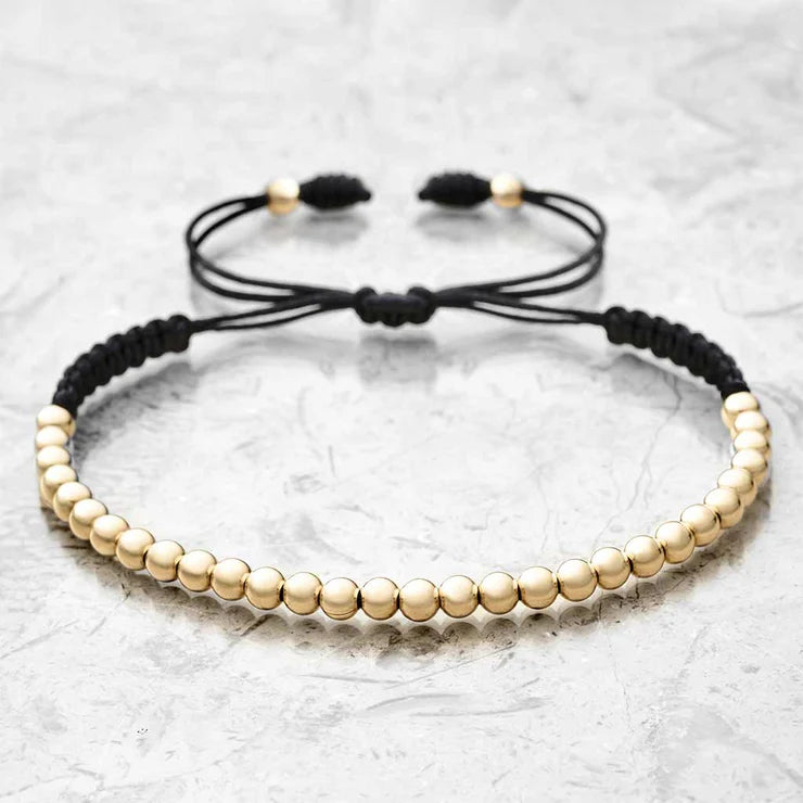 PULSERA BALIN LAMIANDO DE ORO 18K / 3 CAPAS