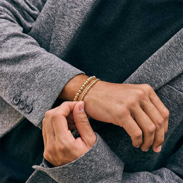 PULSERA BALIN LAMIANDO DE ORO 18K / 3 CAPAS